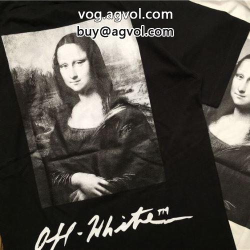 半袖Tシャツ 2022 縦には伸びにくい OFF-WHITEコピー 頑丈な素材 オフホワイトコピー 2色可選