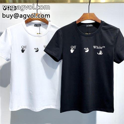  着回し度抜群 2022 オフホワイトコピー 2色可選 半袖Tシャツ OFF-WHITEコピー 存在感のある   