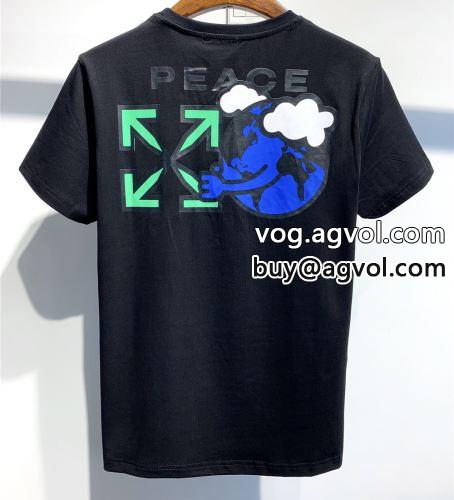 着回し度抜群 2022 オフホワイトコピー 2色可選 半袖Tシャツ OFF-WHITEコピー 存在感のある