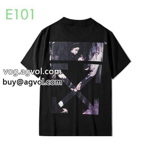 2022 半袖Tシャツ オフホワイトコピー 収縮性のある 3色可選 OFF-WHITEコピー 数に限りがある