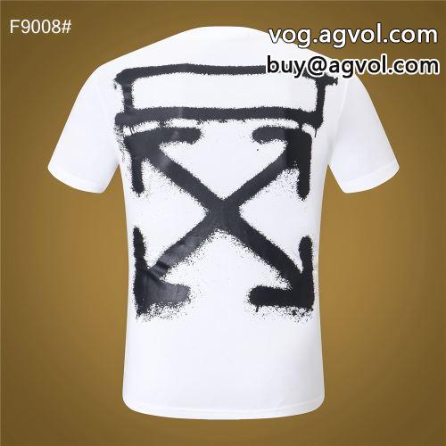 2色可選 OFF-WHITEコピー オフホワイトコピー 大人キレイに仕立てる  2022 半袖Tシャツ セレブ風