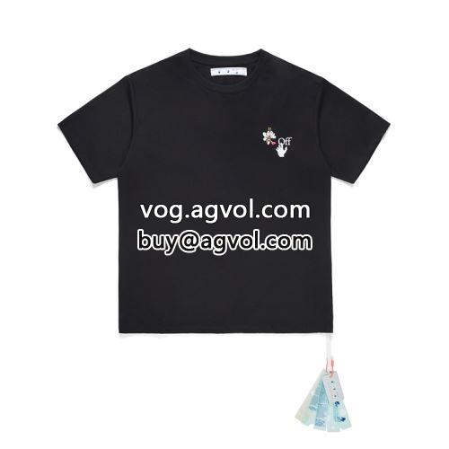  オリジナル 2022 OFF-WHITEコピー  オフホワイトコピー 雑誌掲載アイテム 半袖Tシャツ 2色可選    