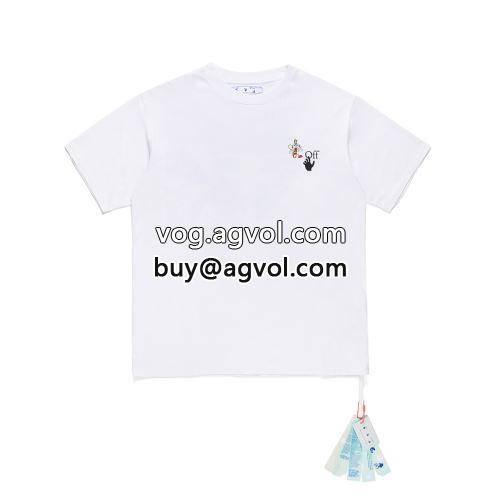 オリジナル 2022 OFF-WHITEコピー  オフホワイトコピー 雑誌掲載アイテム 半袖Tシャツ 2色可選