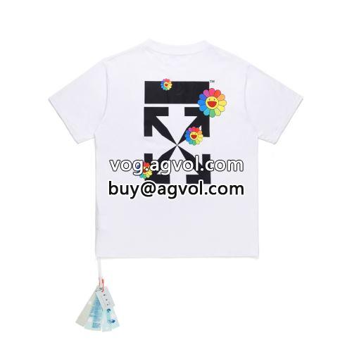 オリジナル 2022 OFF-WHITEコピー  オフホワイトコピー 雑誌掲載アイテム 半袖Tシャツ 2色可選