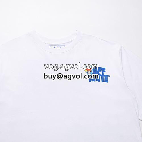 今からの季節にピッタリ！2色可選 2022 個性的なデザイン OFF-WHITEコピー オフホワイトコピー 半袖Tシャツ