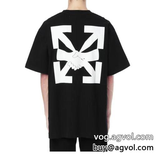 人気 ランキング 2022 絶対オススメ♡ 半袖Tシャツ 2色可選 OFF-WHITEコピー  オフホワイトコピー