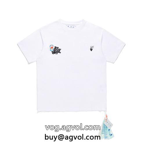 半袖Tシャツ 上質 2色可選  オフホワイトコピー 2022  OFF-WHITEコピー デザイン性の高い