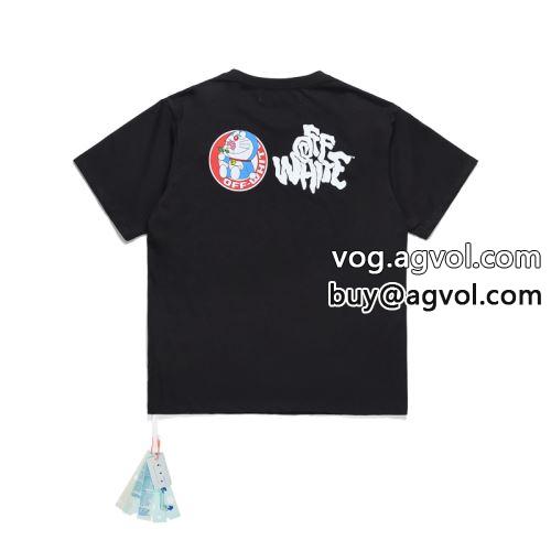 半袖Tシャツ 上質 2色可選  オフホワイトコピー 2022  OFF-WHITEコピー デザイン性の高い