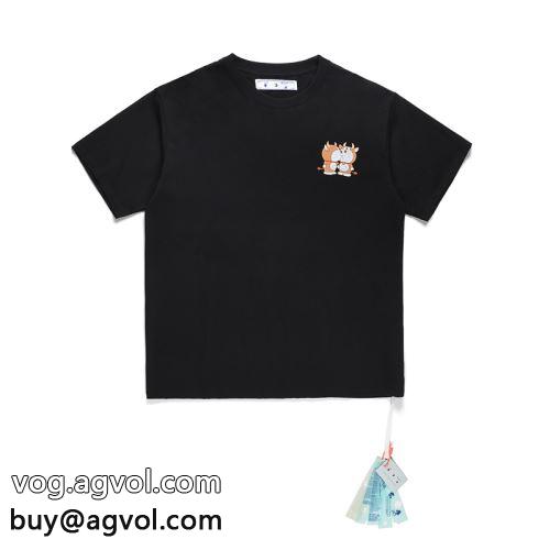 2022 お買い得品 半袖Tシャツ 2色可選 ドライ OFF-WHITEコピー オフホワイトコピー