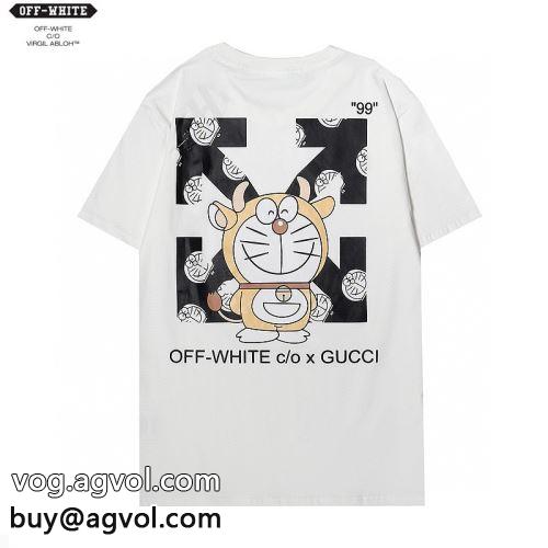 OFF-WHITEコピー 【大人気】定番商品 快適 オフホワイトコピー 2022 半袖Tシャツ 2色可選
