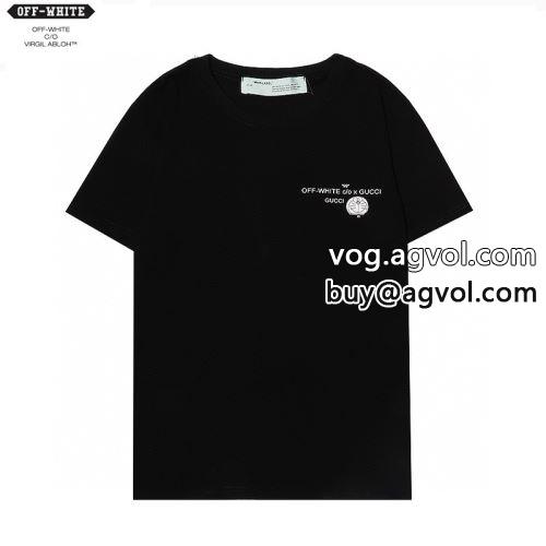 OFF-WHITEコピー 【大人気】定番商品 快適 オフホワイトコピー 2022 半袖Tシャツ 2色可選