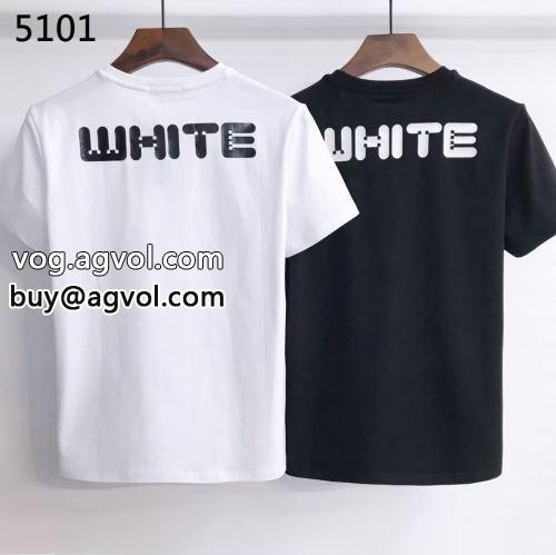 半袖Tシャツ 2色可選 薄手 大人気再登場 OFF-WHITEコピー 2022 オフホワイトコピー