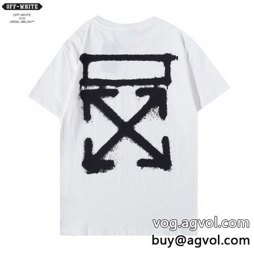 2色可選 2022 オフホワイトコピー 【人気ブログ掲載】 半袖Tシャツ 高品質 OFF-WHITEコピー