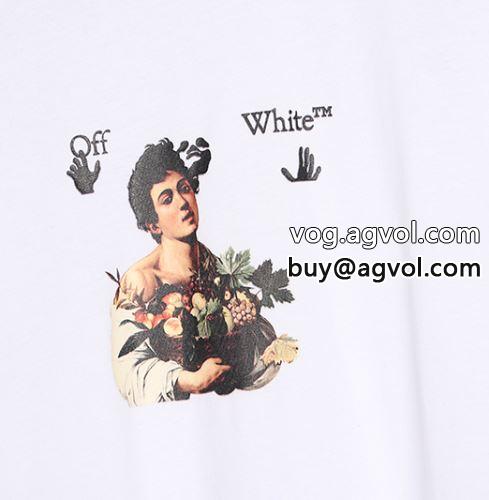 OFF-WHITEコピー 2022 収縮性のある 目玉商品  オフホワイトコピー 半袖Tシャツ 2色可選