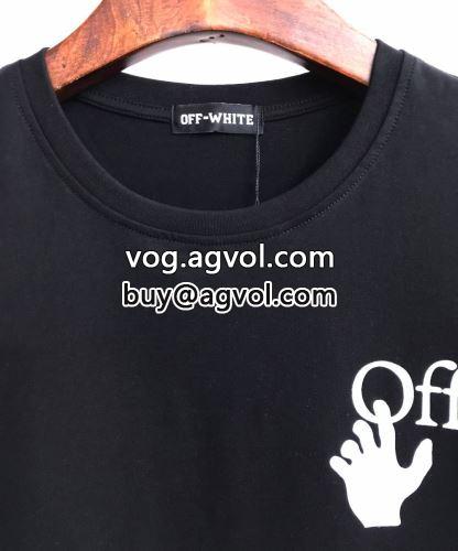 大人キレイに仕立てる 半袖Tシャツ2022 オフホワイトコピー モデル大絶賛♪ 2色可選 OFF-WHITEコピー