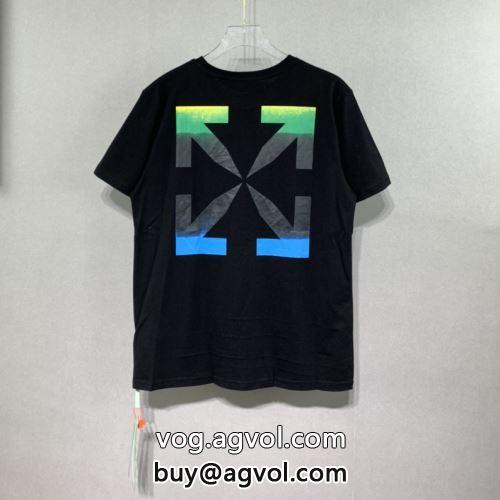  オフホワイトコピー 半袖Tシャツ 頑丈な素材 2色可選 お洒落自在 OFF-WHITEコピー 2022     