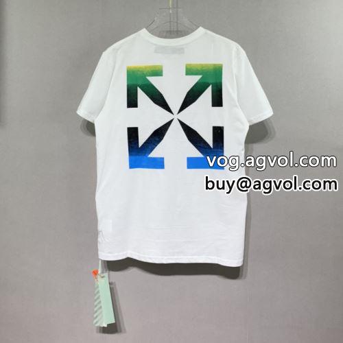 オフホワイトコピー 半袖Tシャツ 頑丈な素材 2色可選 お洒落自在 OFF-WHITEコピー 2022