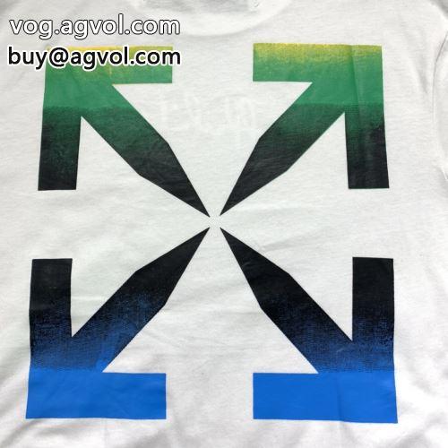 オフホワイトコピー 半袖Tシャツ 頑丈な素材 2色可選 お洒落自在 OFF-WHITEコピー 2022