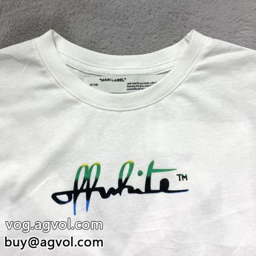 オフホワイトコピー 半袖Tシャツ 頑丈な素材 2色可選 お洒落自在 OFF-WHITEコピー 2022
