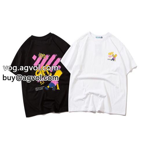  2色可選 乾きやすい 肌触りの気持ちい〜 OFF-WHITEコピー 2022 オフホワイトコピー  半袖Tシャツ   
