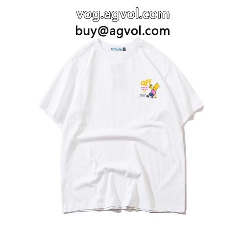 2色可選 乾きやすい 肌触りの気持ちい〜 OFF-WHITEコピー 2022 オフホワイトコピー  半袖Tシャツ