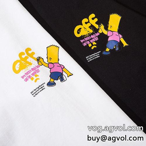 2色可選 乾きやすい 肌触りの気持ちい〜 OFF-WHITEコピー 2022 オフホワイトコピー  半袖Tシャツ