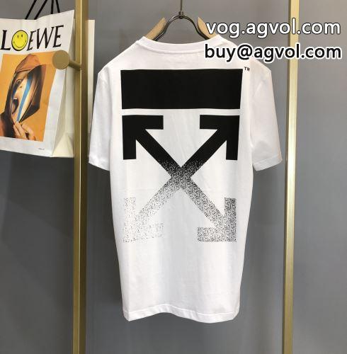 OFF-WHITEコピー 2022 乾きやすい 半袖Tシャツ 2色可選  オフホワイトコピー 存在感のある