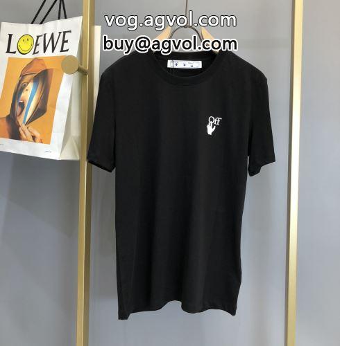 OFF-WHITEコピー 2022 乾きやすい 半袖Tシャツ 2色可選  オフホワイトコピー 存在感のある