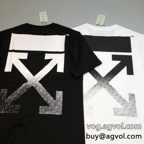 OFF-WHITEコピー 2022 乾きやすい 半袖Tシャツ 2色可選  オフホワイトコピー 存在感のある