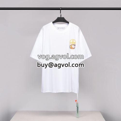 愛らしさ抜群！ 2色可選  半袖Tシャツ  OFF-WHITEコピー 2022 オフホワイトコピー 特別人気感謝SALE
