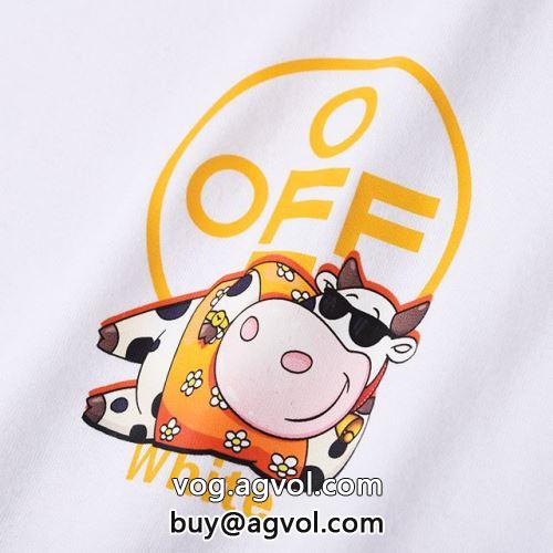 愛らしさ抜群！ 2色可選  半袖Tシャツ  OFF-WHITEコピー 2022 オフホワイトコピー 特別人気感謝SALE