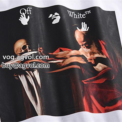 快適 OFF-WHITEコピー 2022 個性的なデザイン 2色可選 オフホワイトコピー 半袖Tシャツ