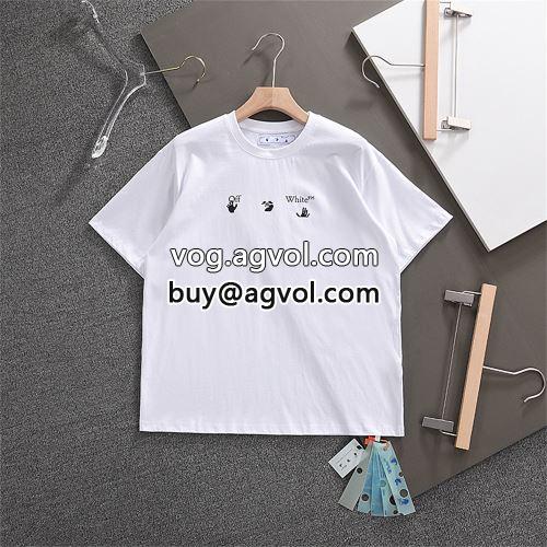  半袖Tシャツ オフホワイトコピー OFF-WHITEコピー 今からの季節にピッタリ！ 2022 2色可選        