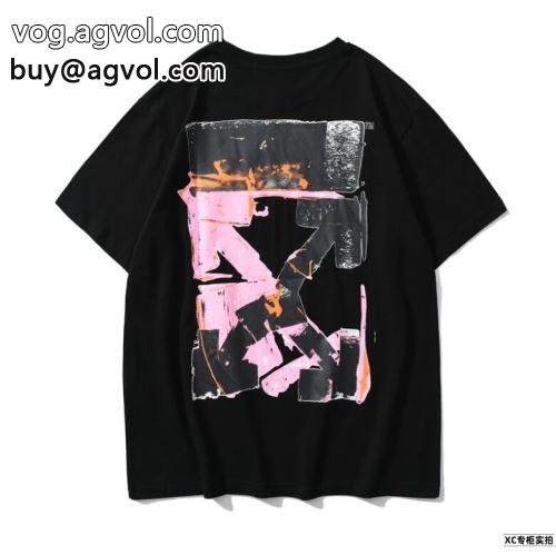 雑誌掲載アイテム OFF-WHITEコピー オフホワイトコピー 半袖Tシャツ 魅力的 2022 2色可選
