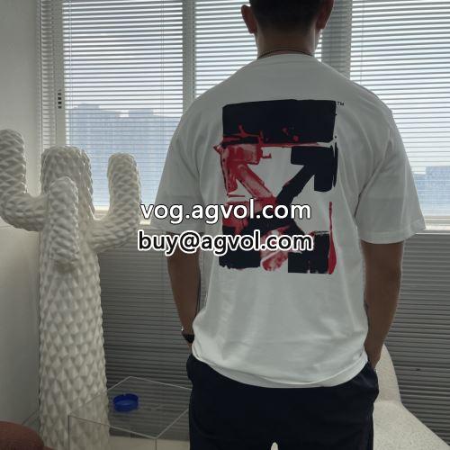  半袖Tシャツ オフホワイトコピー 吸汗性に優れ デザイン性の高い OFF-WHITEコピー 2022 2色可選        