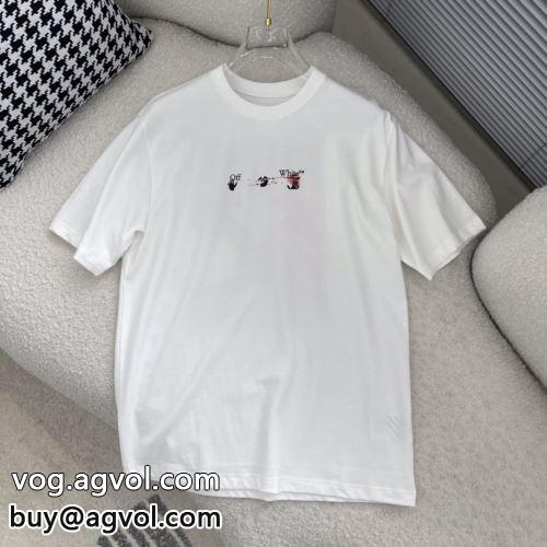 半袖Tシャツ オフホワイトコピー 吸汗性に優れ デザイン性の高い OFF-WHITEコピー 2022 2色可選