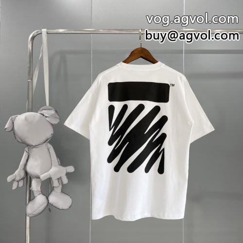 スタイリッシュな印象 OFF-WHITEコピー 2022 2色可選 オフホワイトコピー 半袖Tシャツ お買い得品
