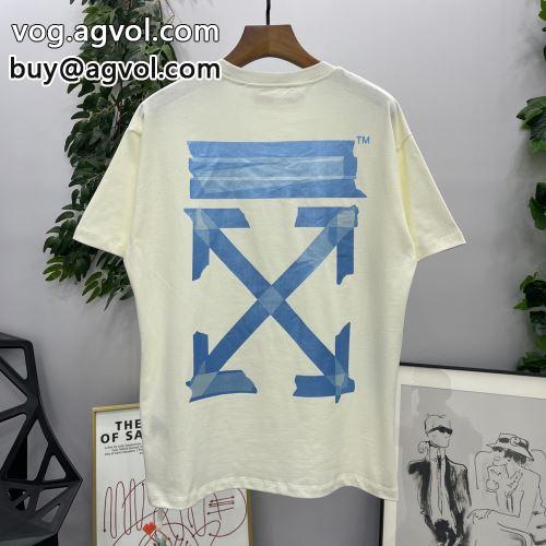 2022 快適 OFF-WHITEコピー 数に限りがある オフホワイトコピー 半袖Tシャツ