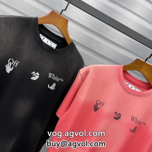 半袖Tシャツ お洒落自在 【大人気】定番商品 OFF-WHITEコピー 2022 2色可選 オフホワイトコピー