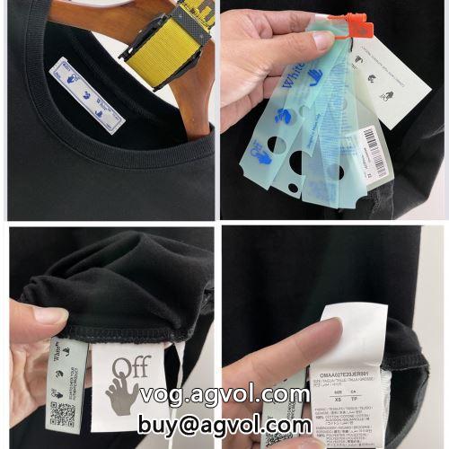 半袖Tシャツ お洒落自在 【大人気】定番商品 OFF-WHITEコピー 2022 2色可選 オフホワイトコピー