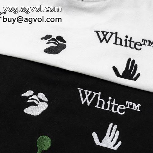 2色可選 シンプル オフホワイトコピー 半袖Tシャツ 薄手 OFF-WHITEコピー 2022