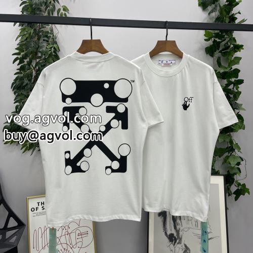 デザイン性の高い OFF-WHITEコピー 半袖Tシャツ 入手困難！ 2022 2色可選 オフホワイトコピー