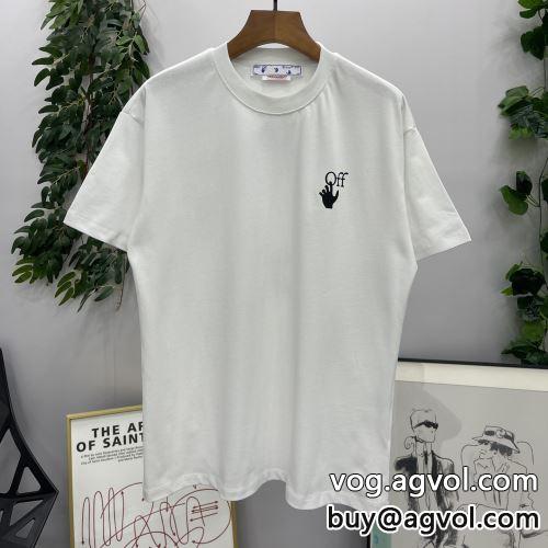 デザイン性の高い OFF-WHITEコピー 半袖Tシャツ 入手困難！ 2022 2色可選 オフホワイトコピー