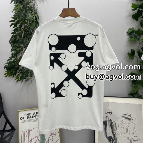 デザイン性の高い OFF-WHITEコピー 半袖Tシャツ 入手困難！ 2022 2色可選 オフホワイトコピー