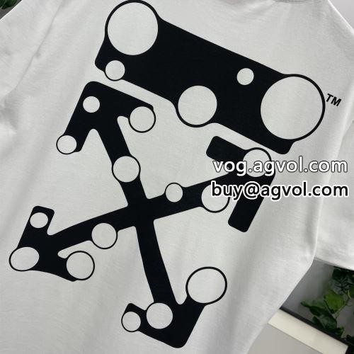 デザイン性の高い OFF-WHITEコピー 半袖Tシャツ 入手困難！ 2022 2色可選 オフホワイトコピー