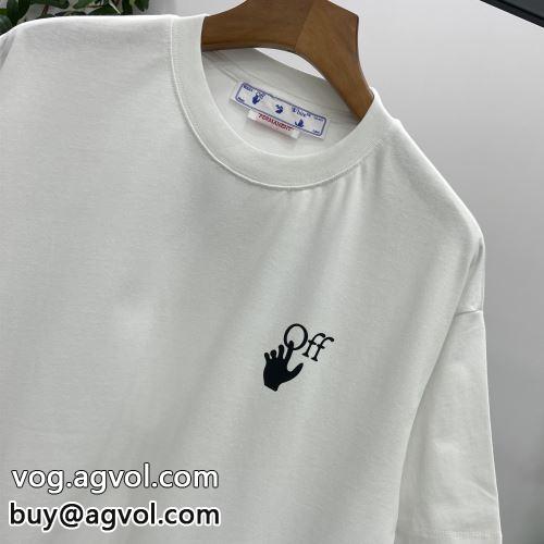 デザイン性の高い OFF-WHITEコピー 半袖Tシャツ 入手困難！ 2022 2色可選 オフホワイトコピー