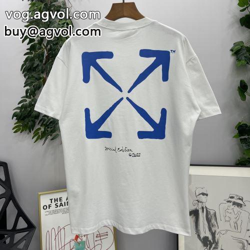 オフホワイトコピー  OFF-WHITEコピー 2022 2色可選 最安値 半袖Tシャツ 大人っぼい