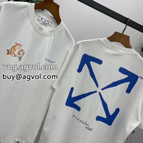 オフホワイトコピー  OFF-WHITEコピー 2022 2色可選 最安値 半袖Tシャツ 大人っぼい