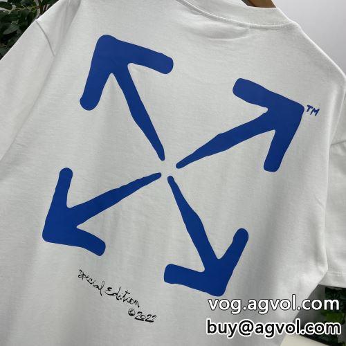 オフホワイトコピー  OFF-WHITEコピー 2022 2色可選 最安値 半袖Tシャツ 大人っぼい
