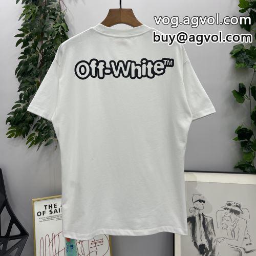 超目玉 OFF-WHITEコピー 2022 半袖Tシャツ ムダな装飾を排したデザイン オフホワイトコピー